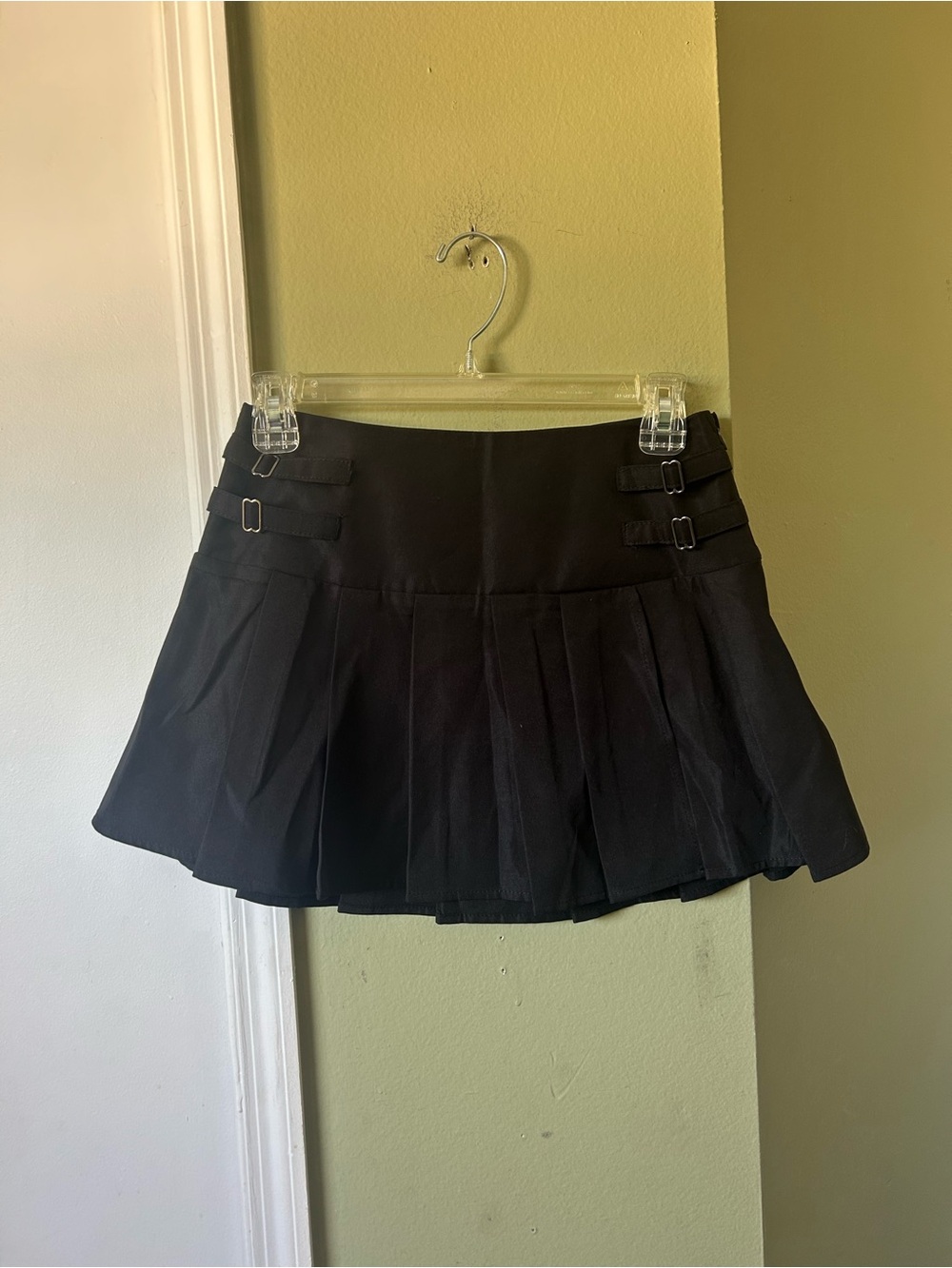 Princess Polly Black Mini Pleated Skirt S 4